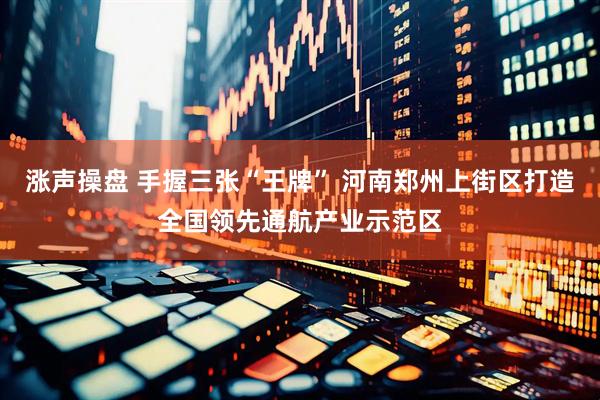 涨声操盘 手握三张“王牌” 河南郑州上街区打造全国领先通航产业示范区